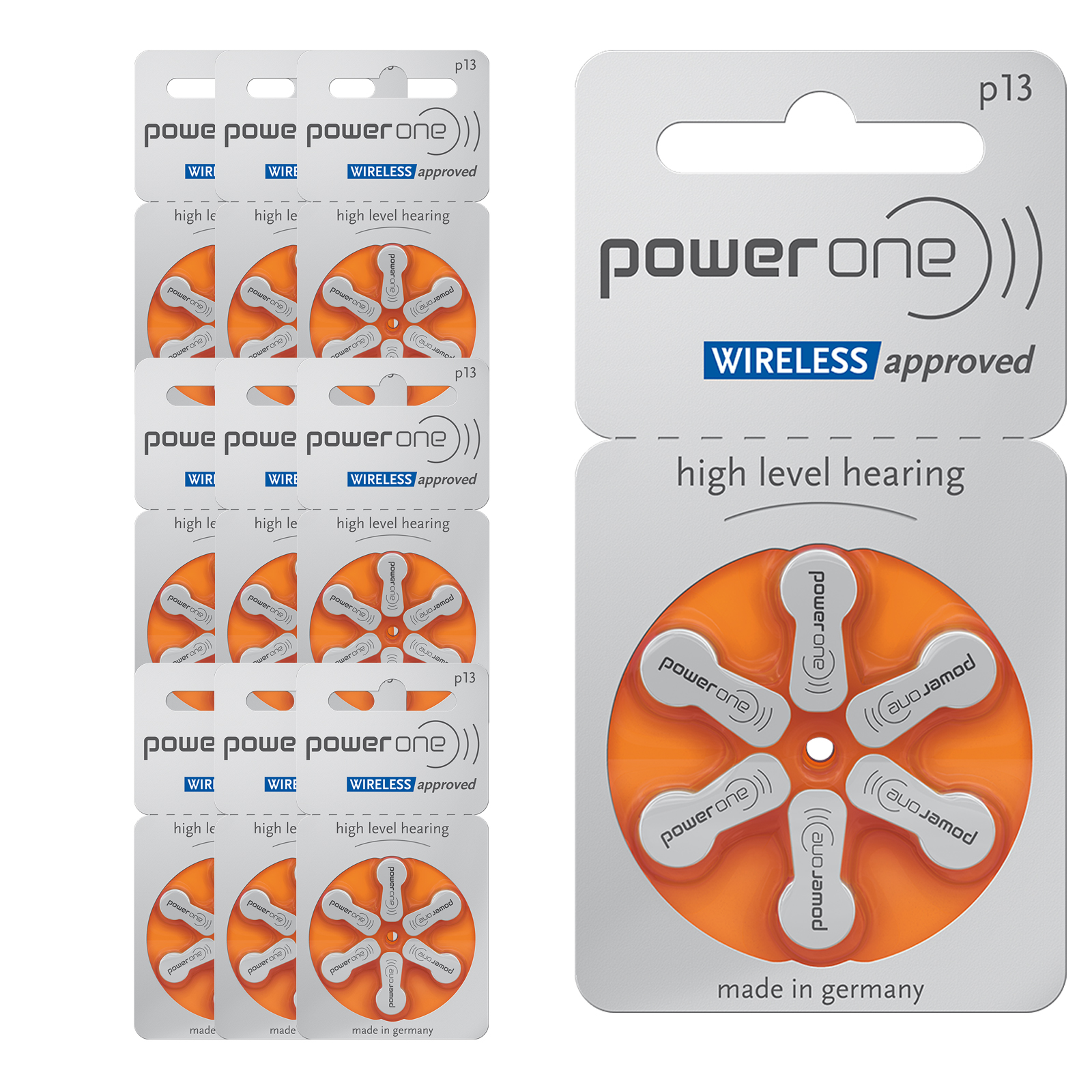 60 Stück PowerOne Typ 13 PR48 p13 Hörgeräte Batterien 60 Stück PowerOne Typ 13 PR48 p13 Hörgeräte Batterien